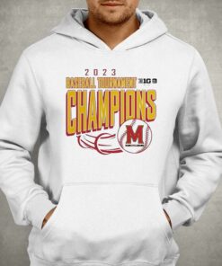 Maryland Terrapins 2023 Big Ten Baseball Conference Tournament Champions Shirt 3