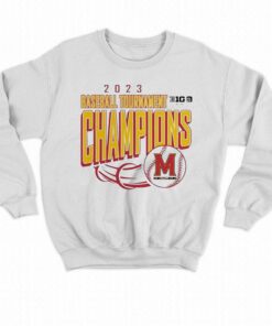 Maryland Terrapins 2023 Big Ten Baseball Conference Tournament Champions Shirt 4