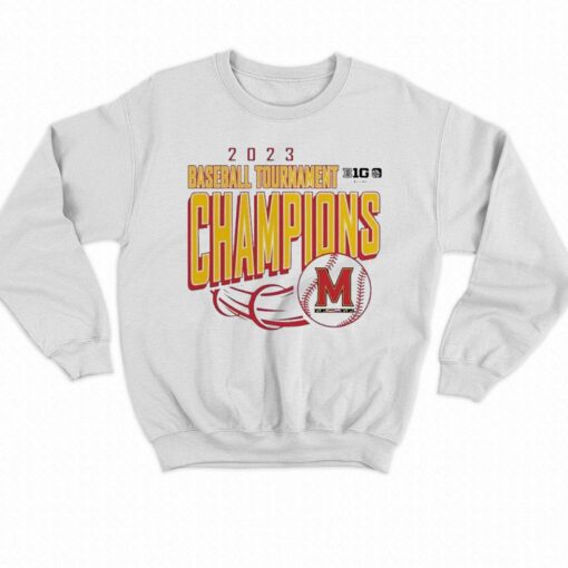 Maryland Terrapins 2023 Big Ten Baseball Conference Tournament Champions Shirt