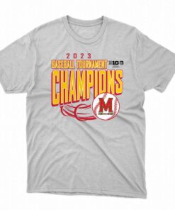 Maryland Terrapins 2023 Big Ten Baseball Conference Tournament Champions T-shirt