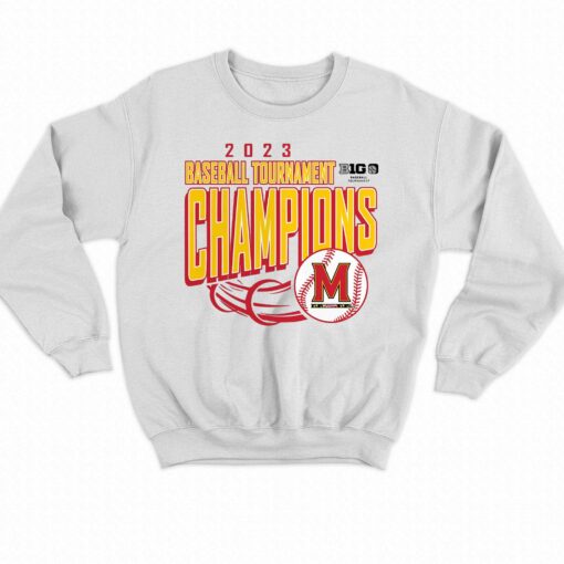 Maryland Terrapins 2023 Big Ten Baseball Conference Tournament Champions T-shirt