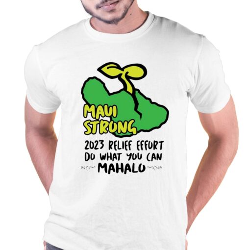 Maui Strong Shirt Fundraiser Lahaina Banyan Tree T-shirt