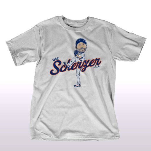 Max Scherzer Caricature New York T-shirt