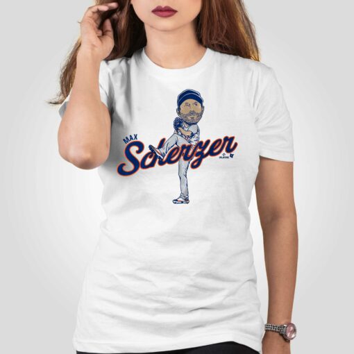 Max Scherzer Caricature New York T-shirt