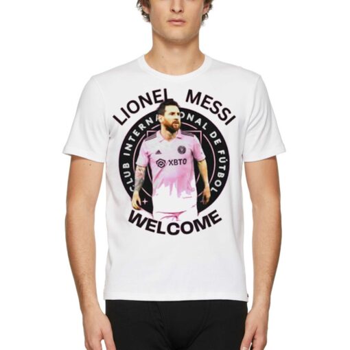 Messi Welcome To Inter Miami Football Soccer Shirt