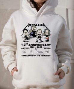 Metallica Chipi 42nd Anniversary 1981 2023 Signature Thank You For The Memories Shirt 3