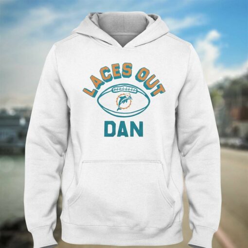 Miami Dolphins Laces Out Dan Shirt