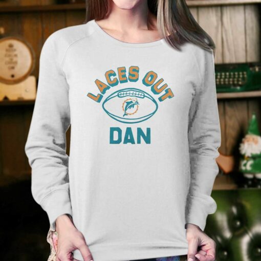 Miami Dolphins Laces Out Dan Shirt