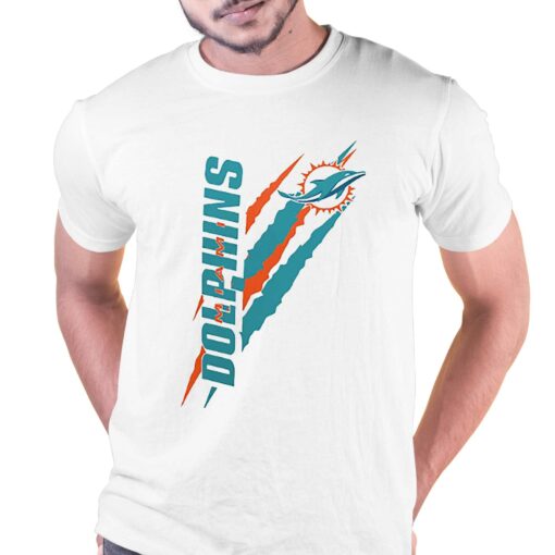 Miami Dolphins Starter Color Scratch T-shirt