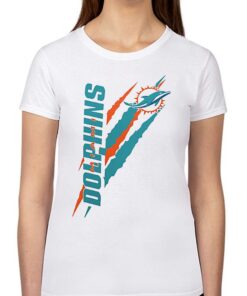 Miami Dolphins Starter Color Scratch T-shirt Miami Dolphins Starter Color Scratch T-shirt