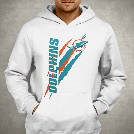 Miami Dolphins Starter Color Scratch T-shirt