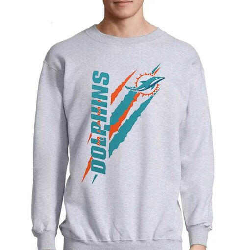 Miami Dolphins Starter Color Scratch T-shirt