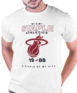Miami Heat Blazers Nba X Staple Home Team T-shirt Miami Heat Blazers Nba X Staple Home Team T-shirt