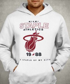 Miami Heat Blazers Nba X Staple Home Team T shirt 3