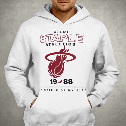 Miami Heat Blazers Nba X Staple Home Team T-shirt