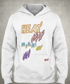 Miami Heat Mitchell Ness Hardwood T shirt 3