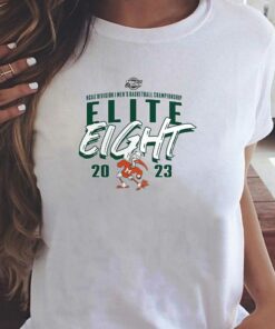 Miami Hurricanes 2023 Ncaa Men’s Basketball Tournament March Madness Elite Eight Team T-shirt Miami Hurricanes 2023 Ncaa Men’s Basketball Tournament March Madness Elite Eight Team T-shirt