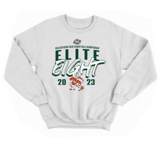 Miami Hurricanes 2023 Ncaa Men’s Basketball Tournament March Madness Elite Eight Team T-shirt