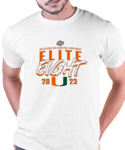 Miami Hurricanes Ncaa Mens Basketball Elite Eight 2023 Shirt
