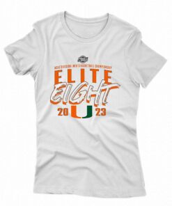Miami Hurricanes Ncaa Mens Basketball Elite Eight 2023 Shirt