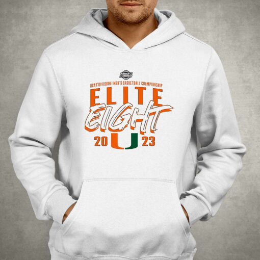 Miami Hurricanes Ncaa Mens Basketball Elite Eight 2023 Shirt