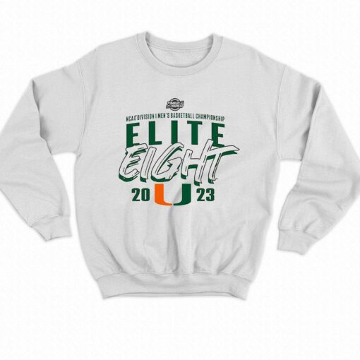 Miami Mens Basketball Elite 8 2023 Ncaa March Madness Shirt