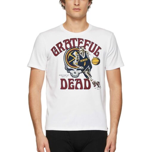 Michael Malone Taking Grateful Dead Denver Nuggets Skull Skeleton Shirt