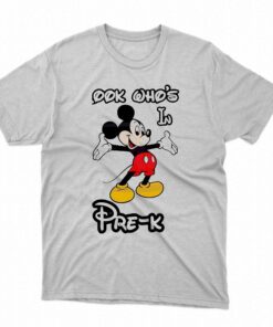 Mickey Mouse Back To School Look Whos In Prek Shirt Mickey Mouse Back To School Look Whos In Prek Shirt