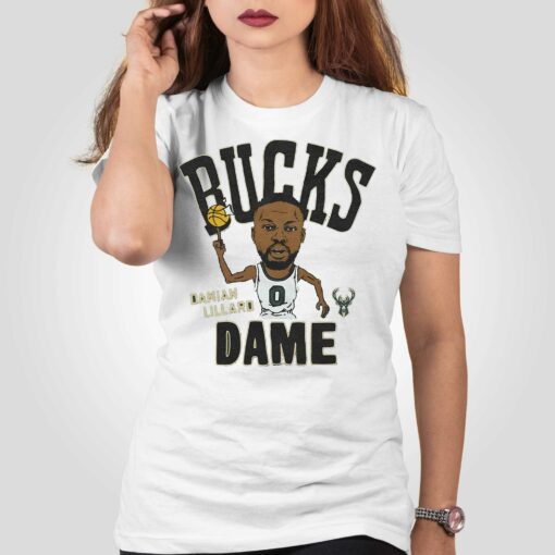 Milwaukee Bucks Damian Lillard Dame Shirt