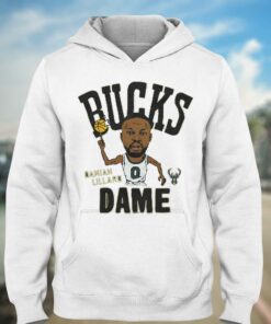 Milwaukee Bucks Damian Lillard Dame Shirt 3