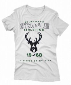 Milwaukee Bucks Nba X Staple Home Team T-shirt