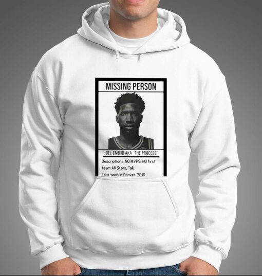 Missing Person Joel Embiid Aka The Process Shirt