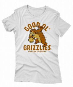 Montana Good Ol Grizzlies Vintage Basketball Out For A Victory Shirt
