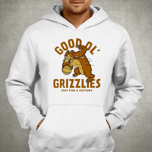 Montana Good Ol Grizzlies Vintage Basketball Out For A Victory Shirt