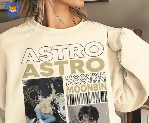 Moonbin Kpop Shirt Astro Sweatshirt V4 Moobin Astro Vintage