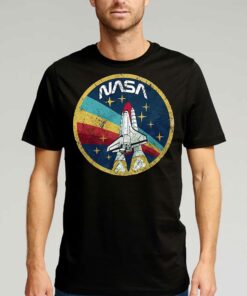 Nasa Alternative Distressed Logo T-shirt
