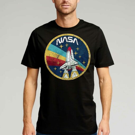 Nasa Alternative Distressed Logo T-shirt