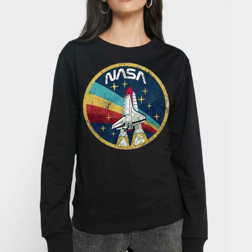 Nasa Alternative Distressed Logo T-shirt