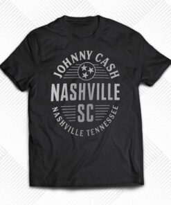 Nashville Sc Fanatics Branded Johnny Cash Oval T-shirt Nashville Sc Fanatics Branded Johnny Cash Oval T-shirt