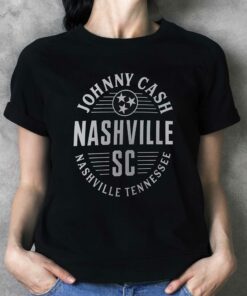 Nashville Sc Fanatics Branded Johnny Cash Oval T-shirt