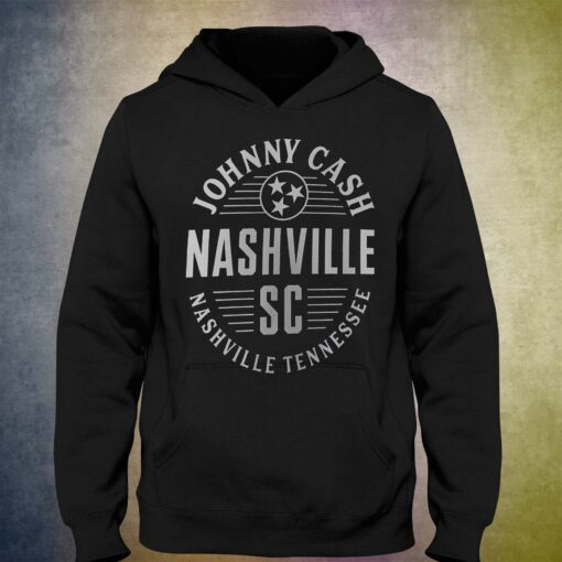 Nashville Sc Fanatics Branded Johnny Cash Oval T-shirt