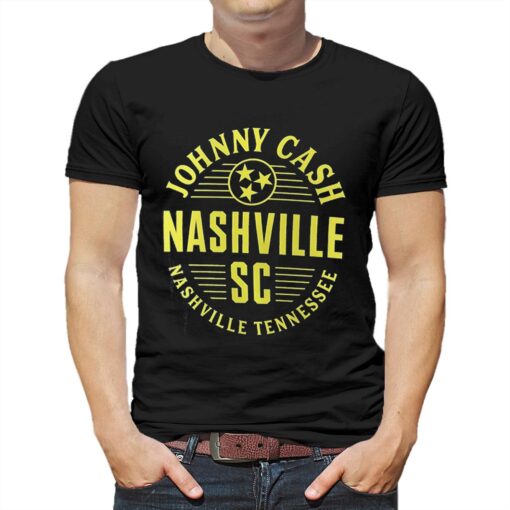 Nashville Sc Johnny Cash Fanatics Branded Oval T-shirt