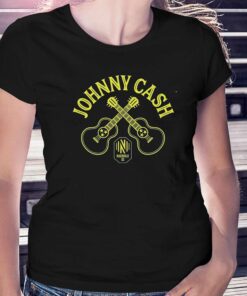 Nashville Sc Johnny Cash Guitars T-shirt