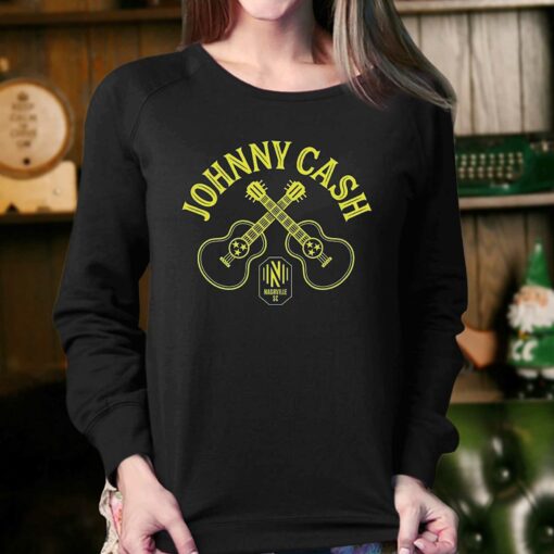 Nashville Sc Johnny Cash Guitars T-shirt