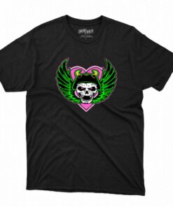 Natbynature Black Harts Badass Logo T-shirt