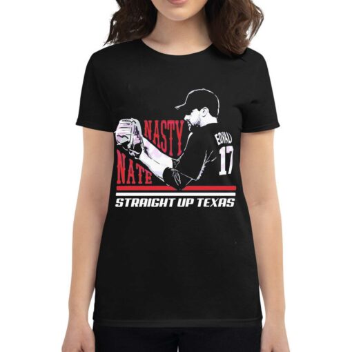 Nathan Eovaldi Nasty Nate Svg Straight Up Texas Shirt