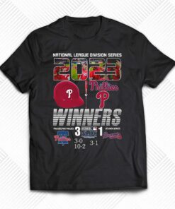 National League Division Series 2023 Philadelphia Phillies 3 – 1 Atlanta Braves T-shirt National League Division Series 2023 Philadelphia Phillies 3 – 1 Atlanta Braves T-shirt