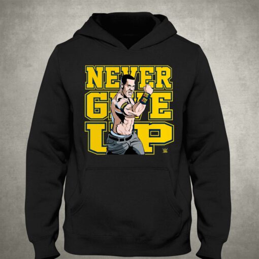 Navy John Cena Never Give Up T-shirt