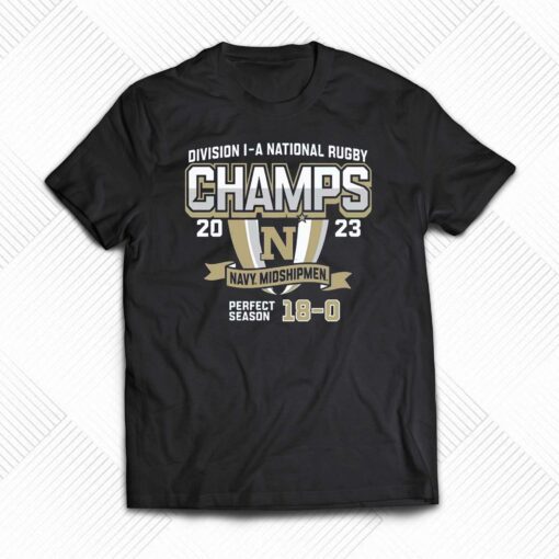 Navy Midshipmen 2023 Ncaa Men’s Rugby National Champions T-shirt