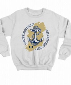 Navy Midshipmen Under Armour 2023 Aer Lingus College Football Classic Map T shirt 4